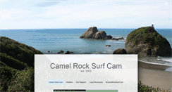 Desktop Screenshot of camelrocksurfcam.com